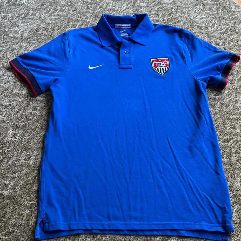 Vintage US Soccer Polo Shirt